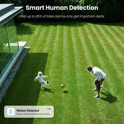 Hugolog E5 3K 5MP Outdoor Indoor Security Cameras