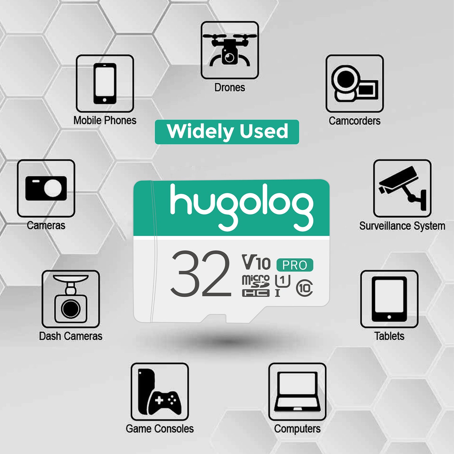 Hugolog 32GB Micro SD Card