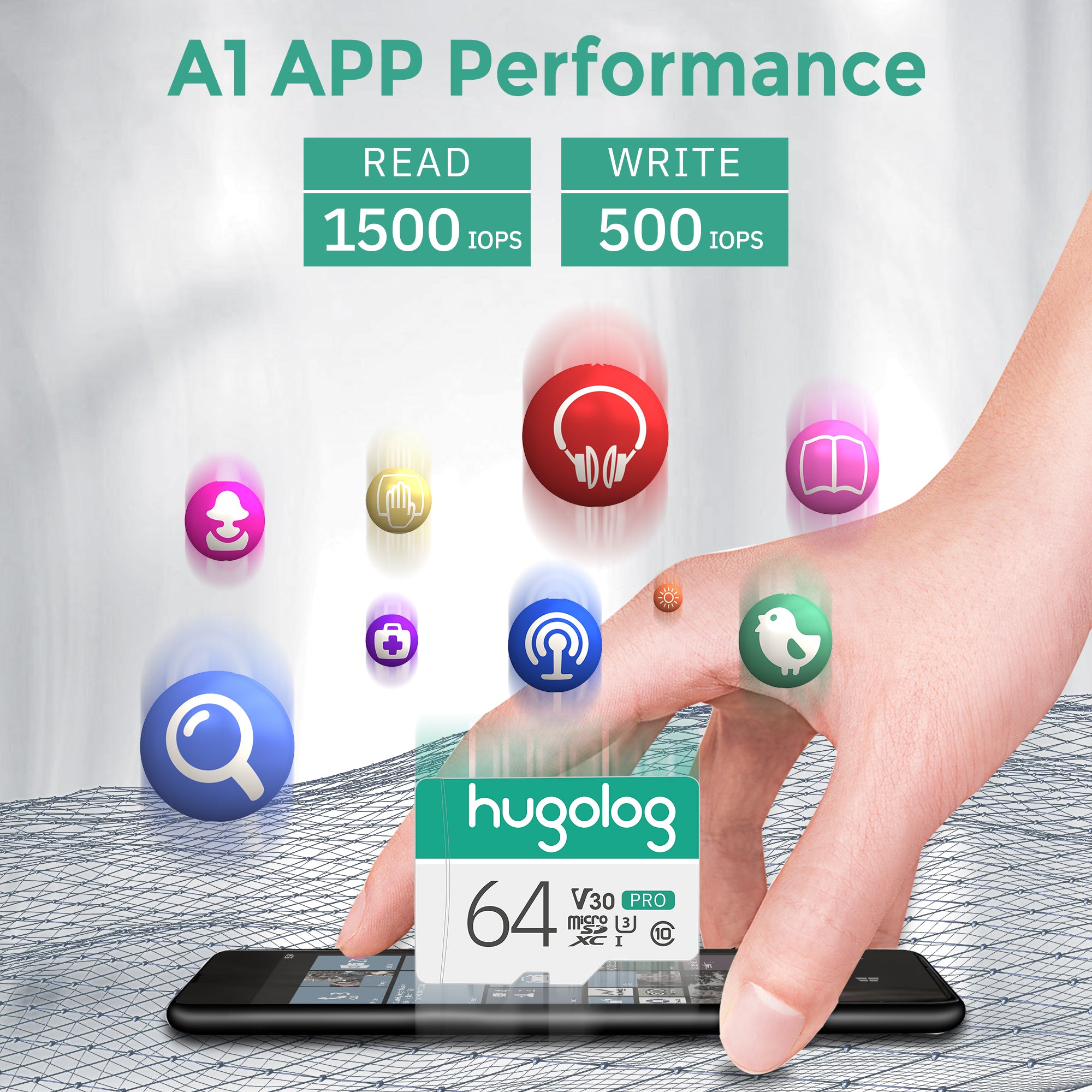 Hugolog 64GB Micro SD Card - Hugolog Smart Locks